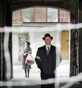 RESISTANCE: Actor Wojciech Zielinski played Oyneg Shabes member Abraham Lewin in reenactment scenes in the documentary “Who Will Write Our History.”  